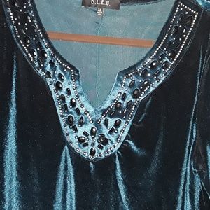 Velvet blouse